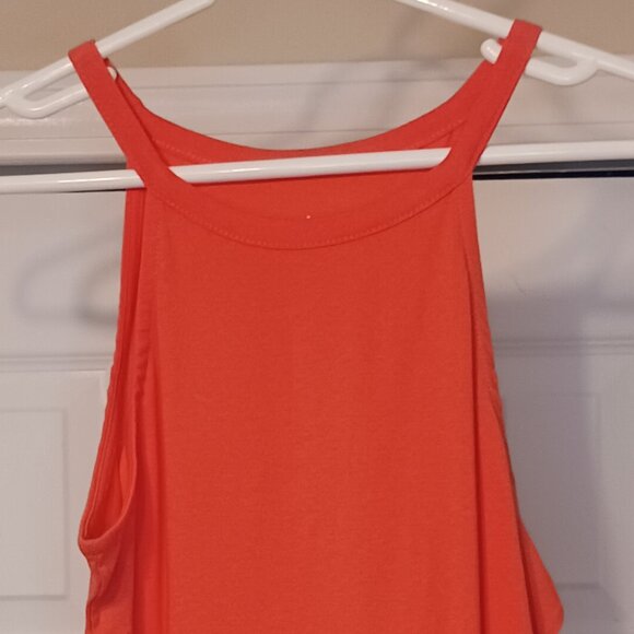 #97 3/$18 - Aveto Peach/Orange Tank Top Size L - Picture 4 of 5